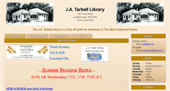 Desktop Screenshot of jatarbelllibrary.org
